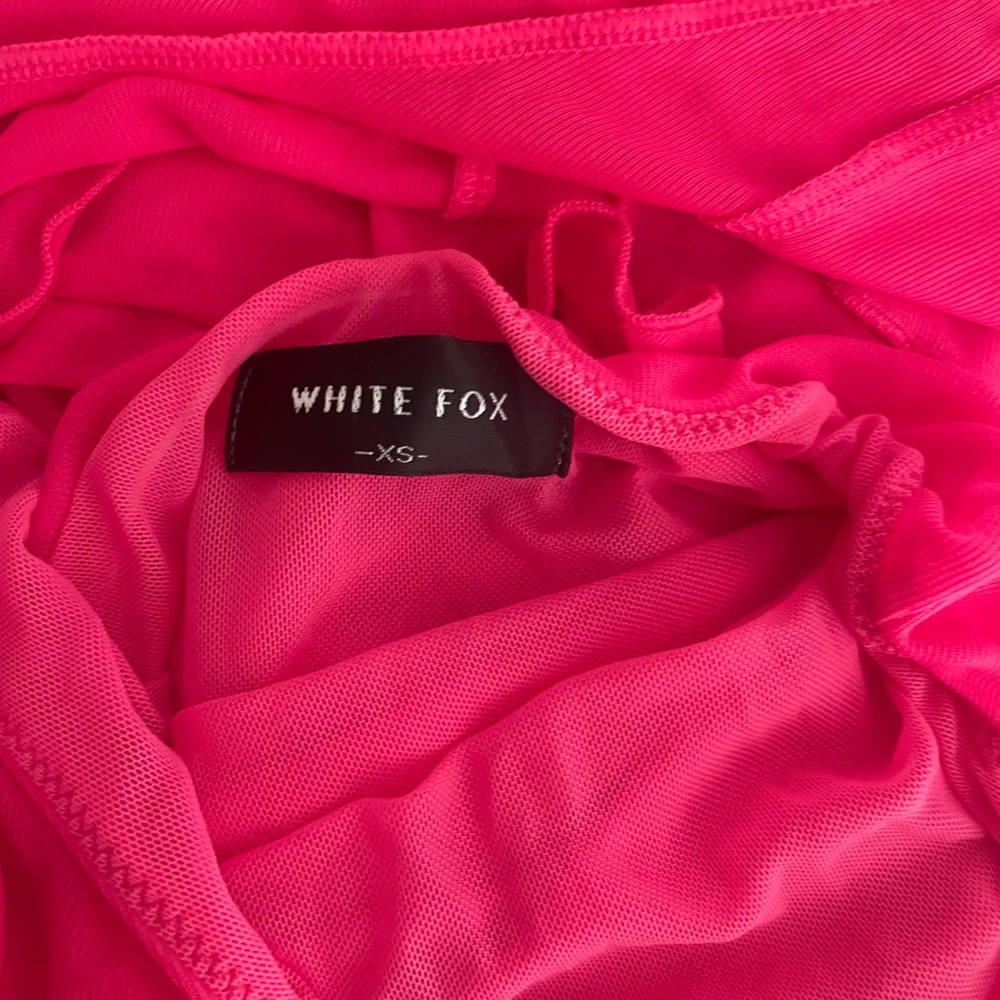 White Fox Boutique Hot Pink Halter Dress - Picture 7 of 14